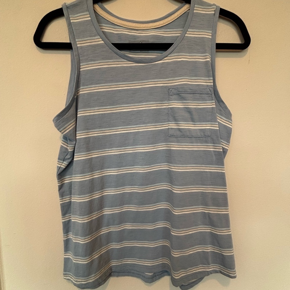 Patagonia Light Blue Striped Tank Top - Sale!